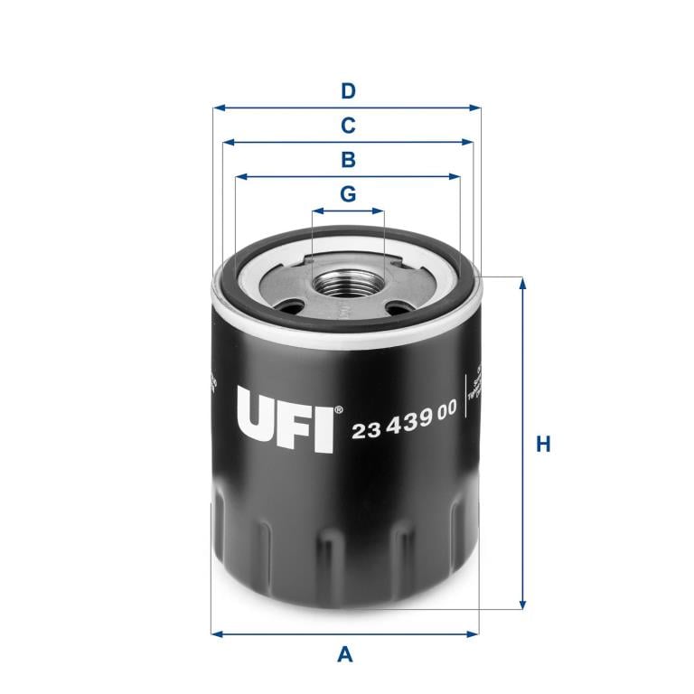 Filtro de óleo UFI Filters ref. 23.439.00