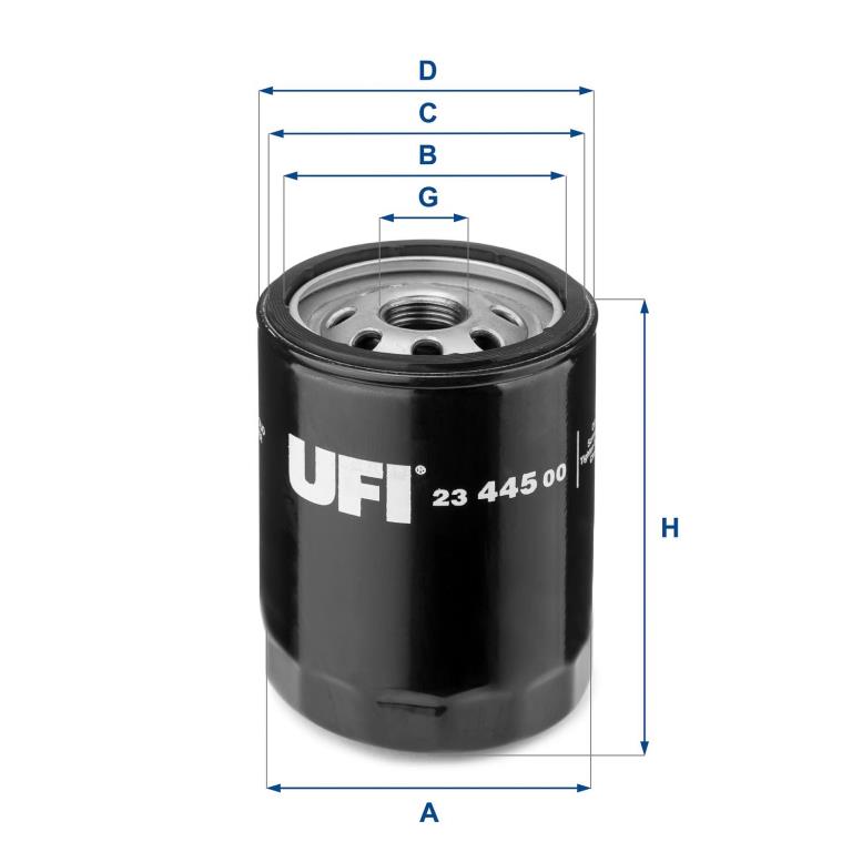 Filtre à huile UFI Filters ref. 23.445.00