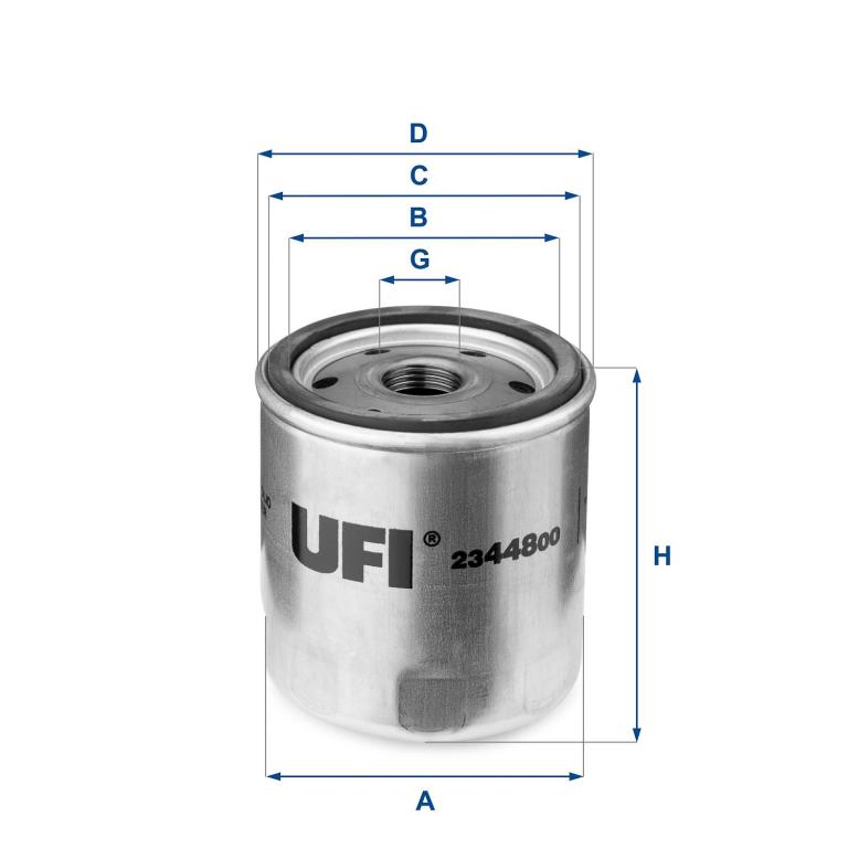 Filtre à huile UFI Filters ref. 23.448.00