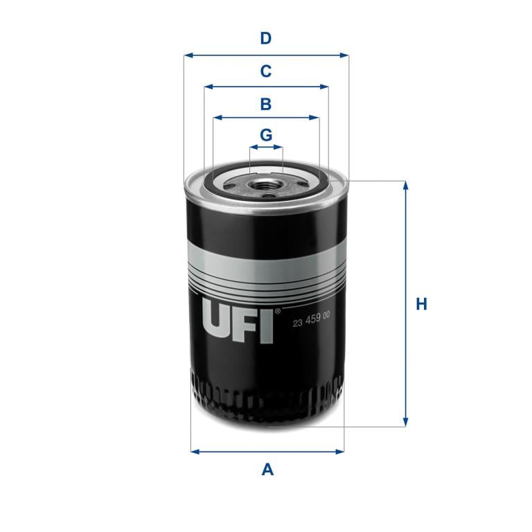 Filtre à huile UFI Filters ref. 23.459.00