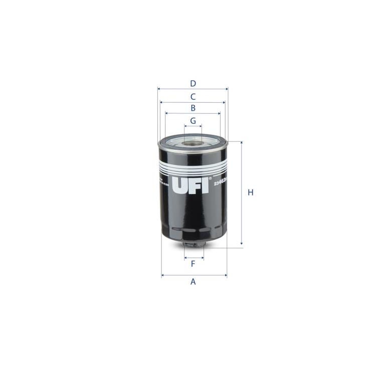 Filtre à huile UFI Filters ref. 23.462.00