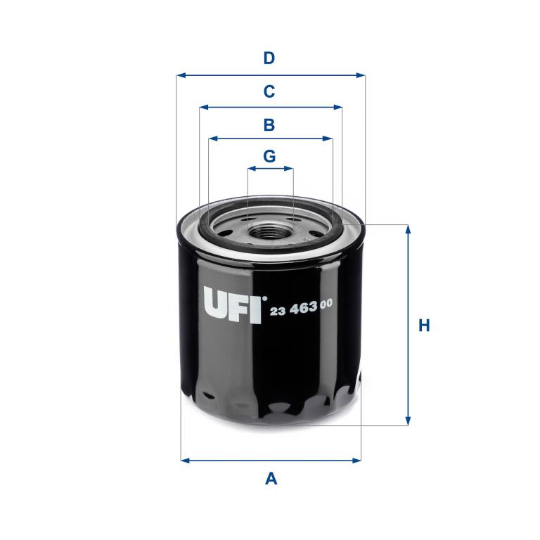 Filtre à huile UFI Filters ref. 23.463.00