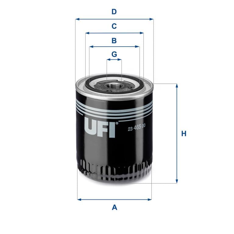 Filtro de óleo UFI Filters ref. 23.465.00