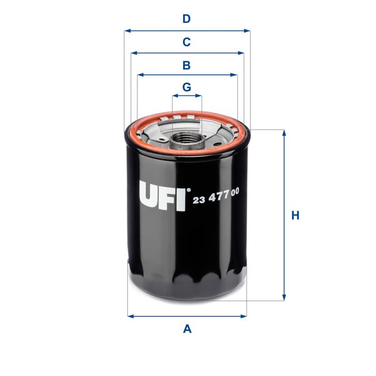 Filtre à huile UFI Filters ref. 23.477.00