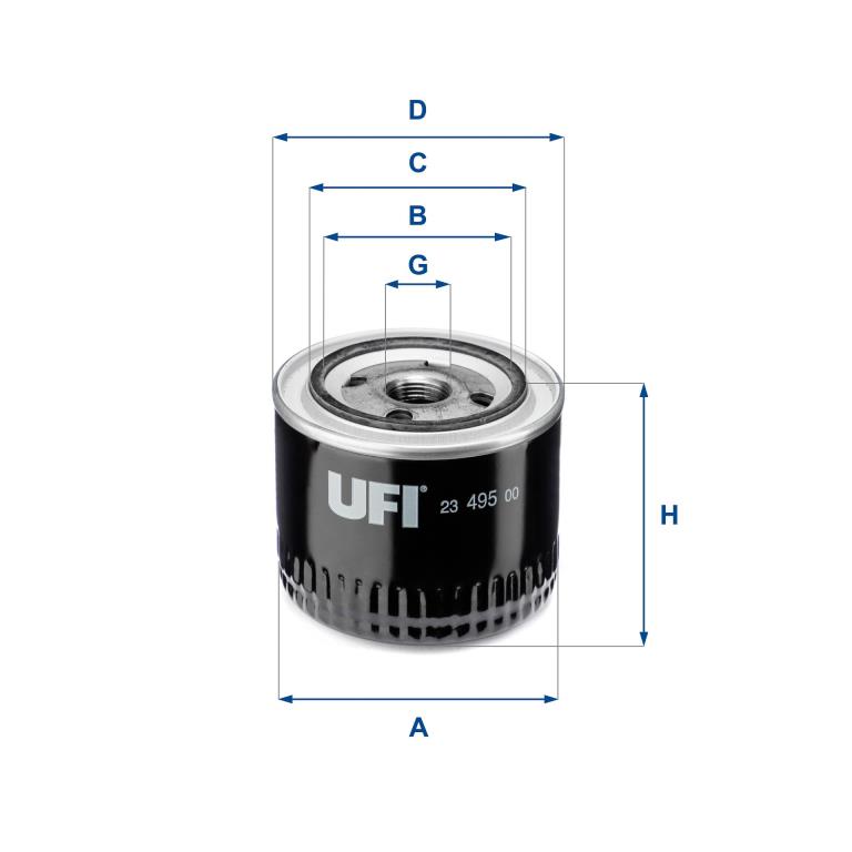 Filtro de aceite UFI Filters ref. 23.495.00