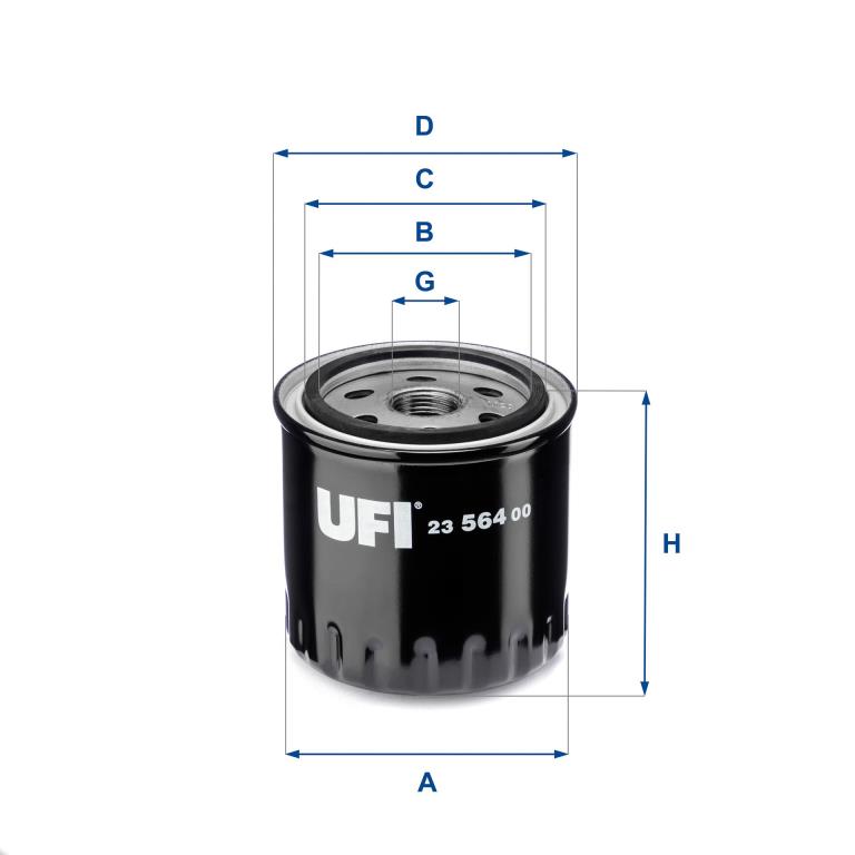 Filtre à huile UFI Filters ref. 23.564.00