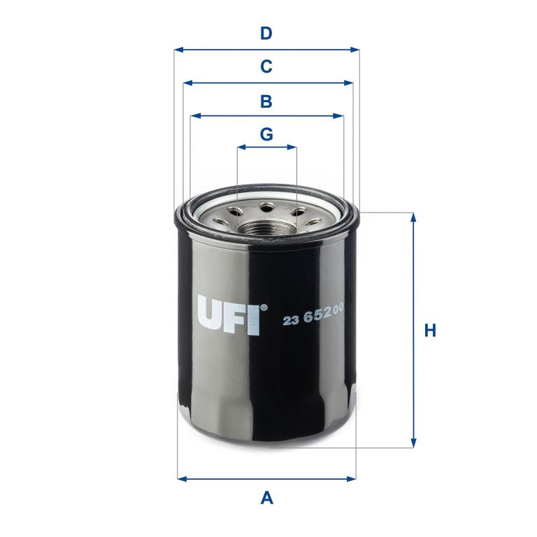 Filtre à huile UFI Filters ref. 23.652.00