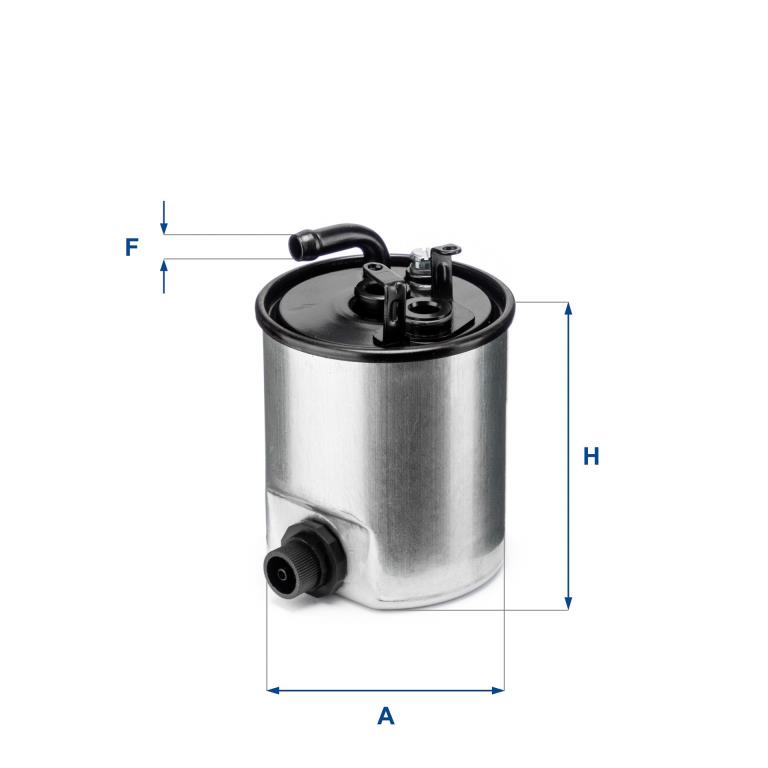 Filtre à carburant (Filtre à gasoil) UFI Filters ref. 24.007.00