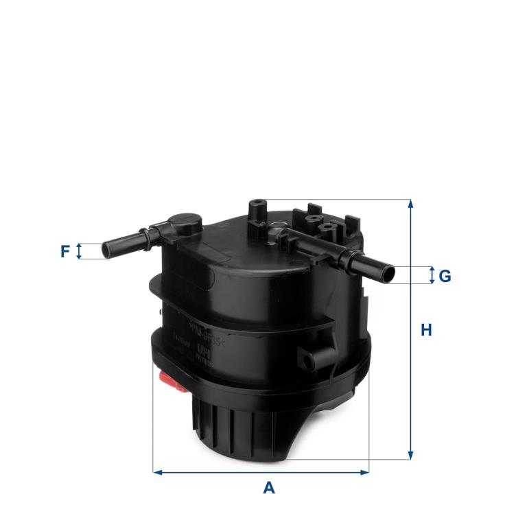 Filtro combustible UFI Filters ref. 24.015.00