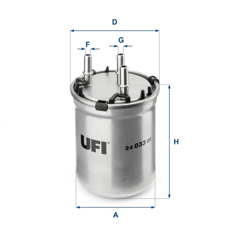 Filtre à carburant (Filtre à gasoil) UFI Filters ref. 24.033.00