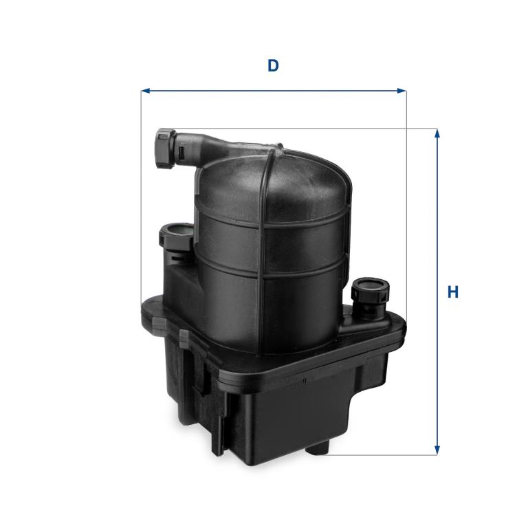Filtre à carburant (Filtre à gasoil) UFI Filters ref. 24.087.00