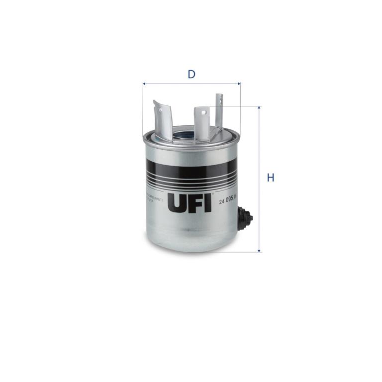 Filtre à carburant (Filtre à gasoil) UFI Filters 24.095.06