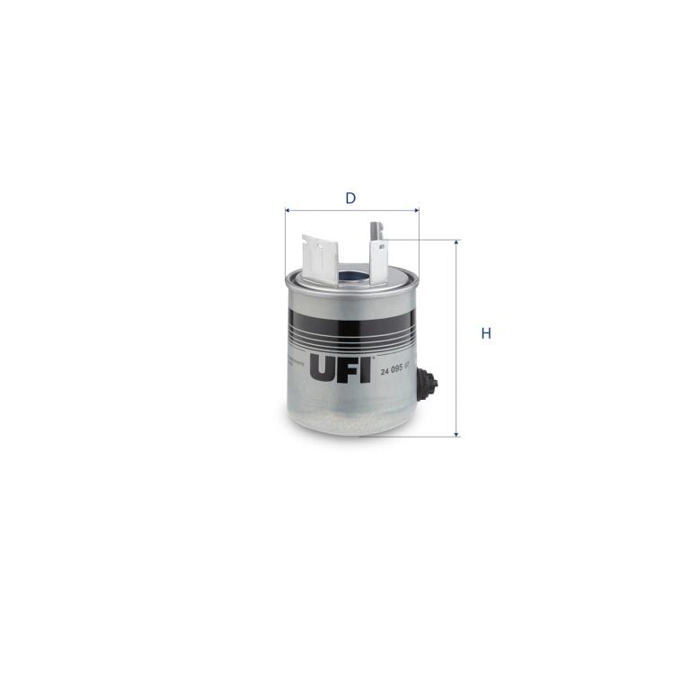 Filtre à carburant (Filtre à gasoil) UFI Filters ref. 24.095.07