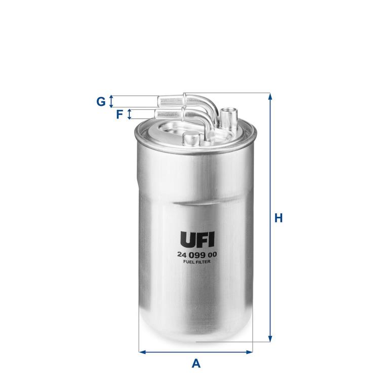 Filtre à carburant (Filtre à gasoil) UFI Filters ref. 24.099.00