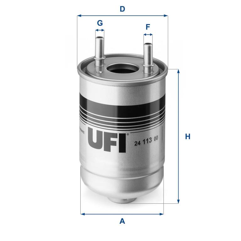 Filtre à carburant (Filtre à gasoil) UFI Filters ref. 24.113.00