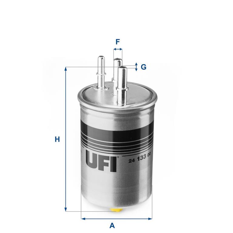 Filtre à carburant (Filtre à gasoil) UFI Filters ref. 24.133.00