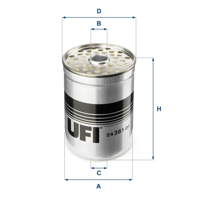 Filtre à carburant (Filtre à gasoil) UFI Filters ref. 24.361.00