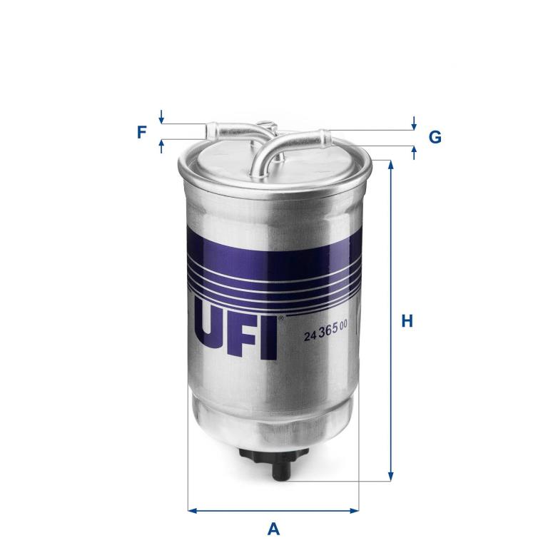 Filtre à carburant (Filtre à gasoil) UFI Filters ref. 24.365.00