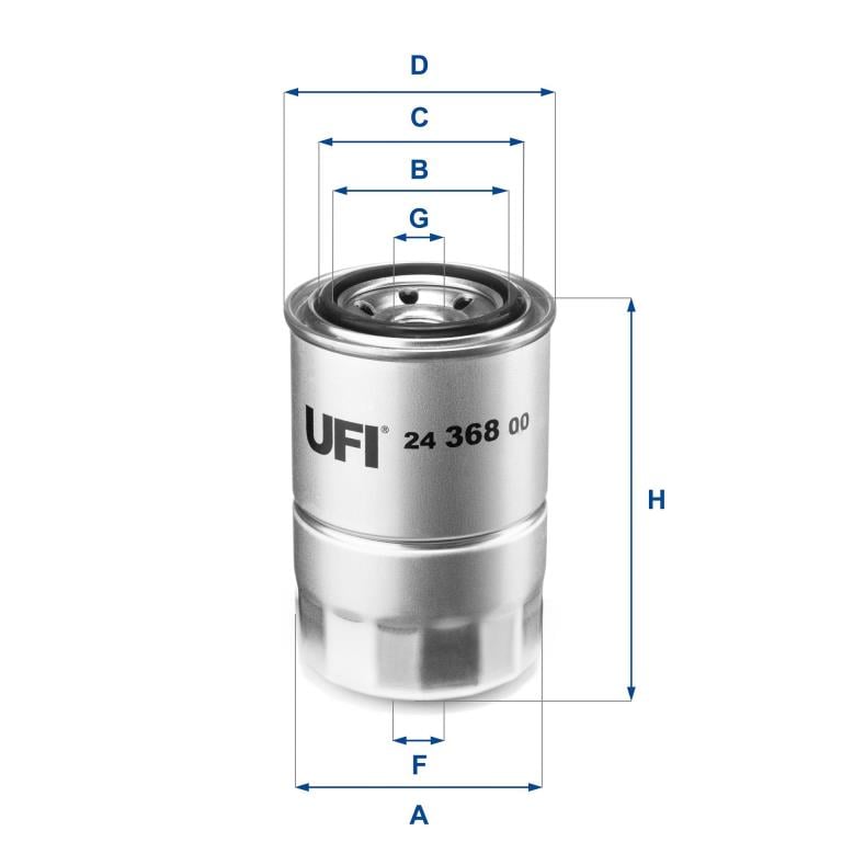 Filtro combustible UFI Filters ref. 24.368.00