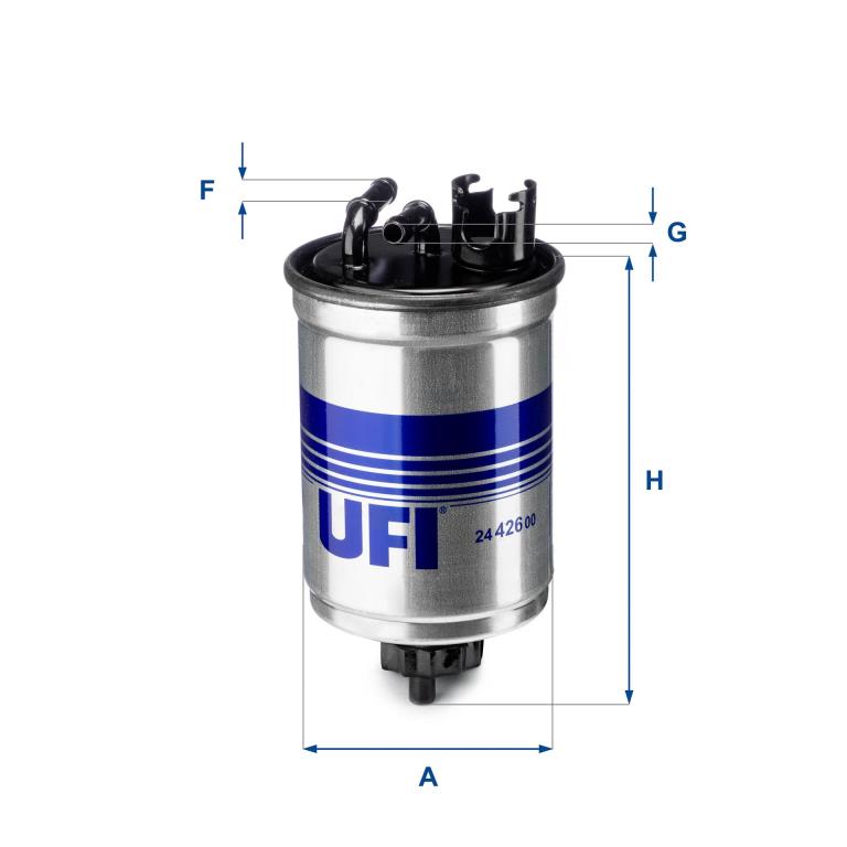Filtre à carburant (Filtre à gasoil) UFI Filters ref. 24.426.00
