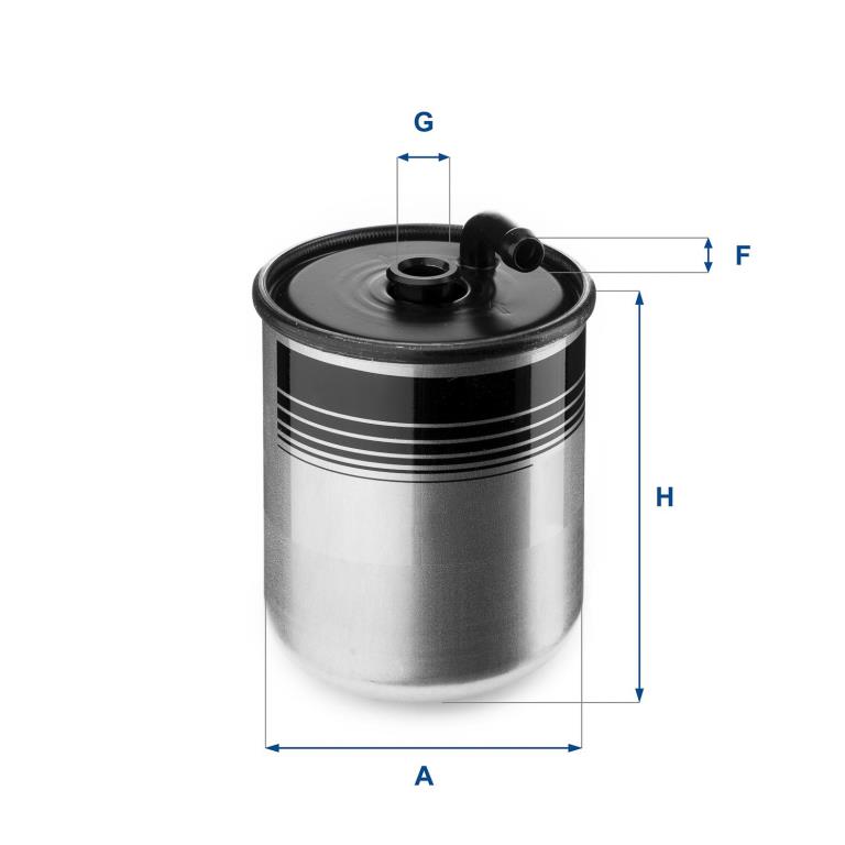 Filtre à carburant (Filtre à gasoil) UFI Filters ref. 24.429.00