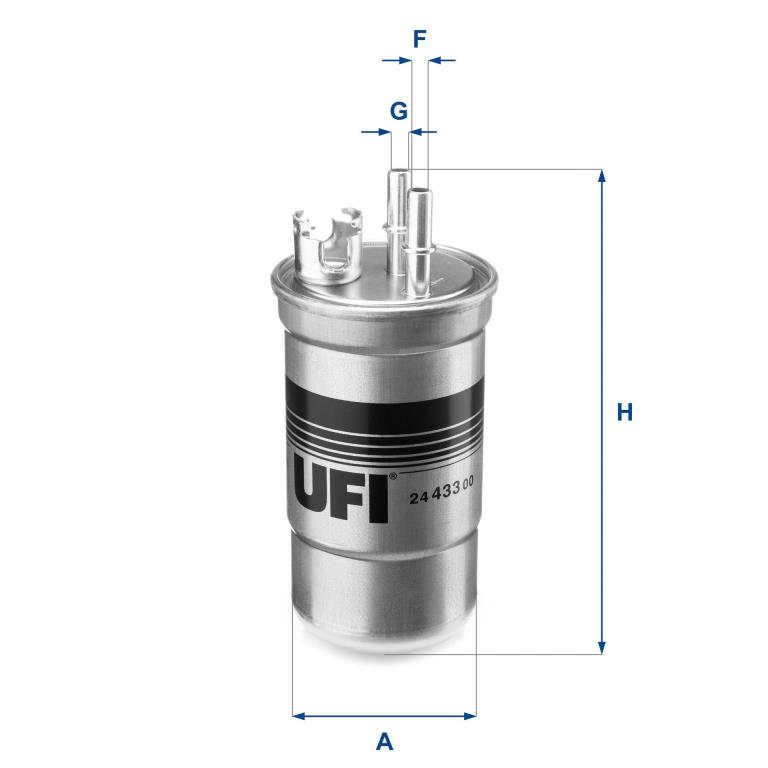 Filtre à carburant (Filtre à gasoil) UFI Filters ref. 24.433.00