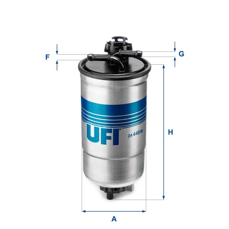 Filtre à carburant (Filtre à gasoil) UFI Filters ref. 24.440.00
