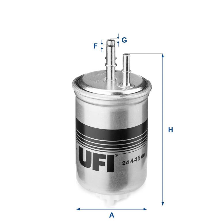 Filtre à carburant (Filtre à gasoil) UFI Filters ref. 24.445.00