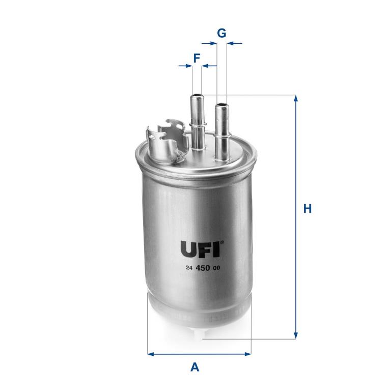 Filtre à carburant (Filtre à gasoil) UFI Filters 24.450.00