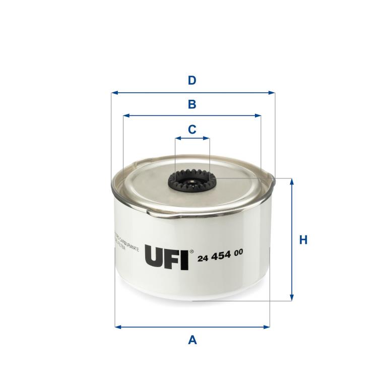 Filtre à carburant (Filtre à gasoil) UFI Filters ref. 24.454.00
