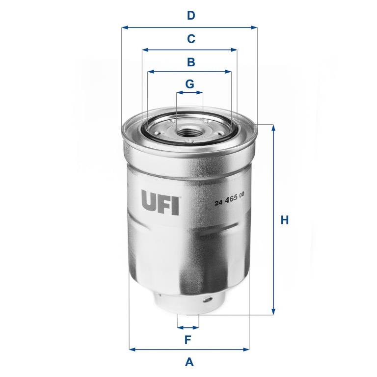 Filtre à carburant (Filtre à gasoil) UFI Filters ref. 24.465.00