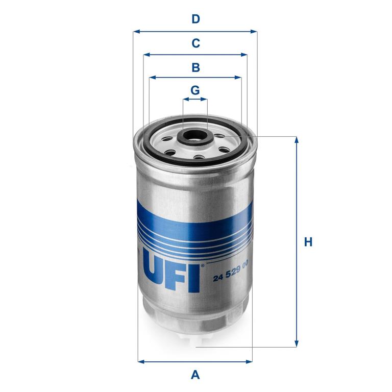 Filtro de combustível UFI Filters 24.529.00
