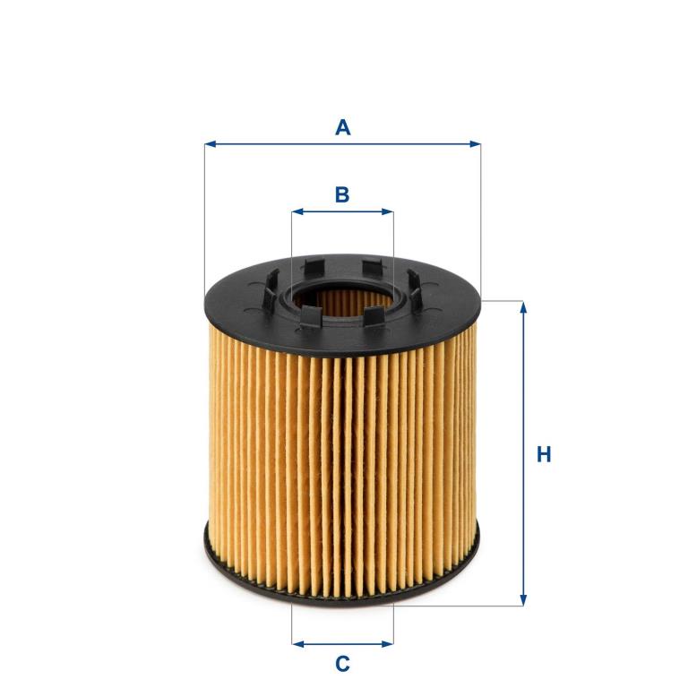 Filtre à huile UFI Filters ref. 25.033.00