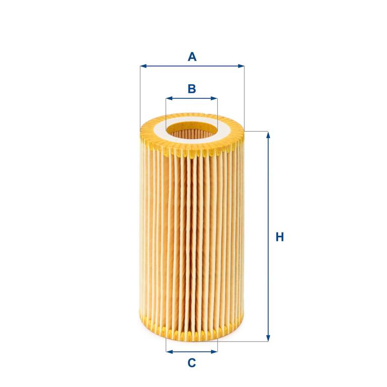 Filtre à huile UFI Filters ref. 25.039.00