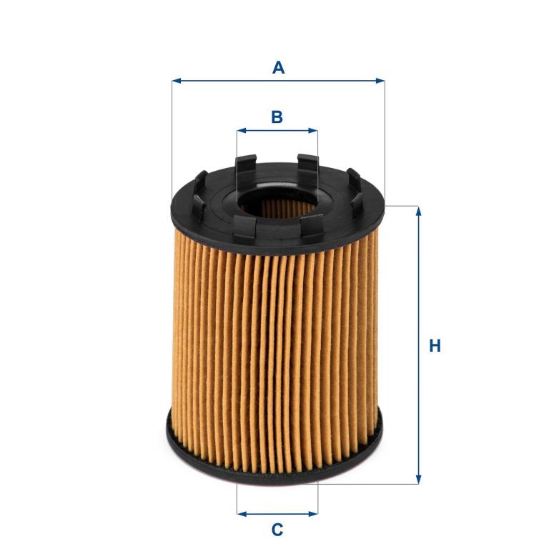Filtre à huile UFI Filters ref. 25.043.00