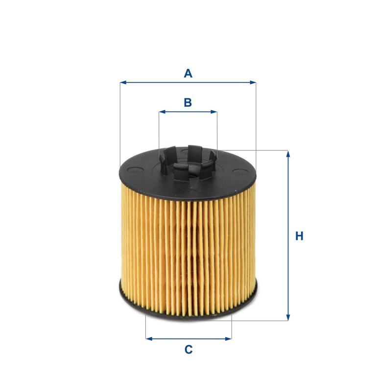 Filtre à huile UFI Filters ref. 25.047.00