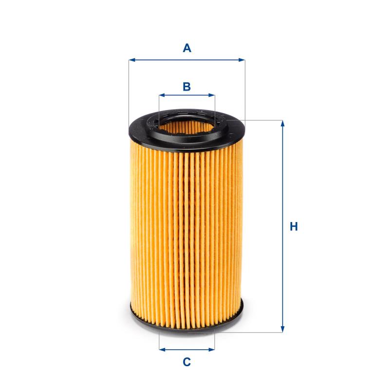 Filtre à huile UFI Filters ref. 25.072.00