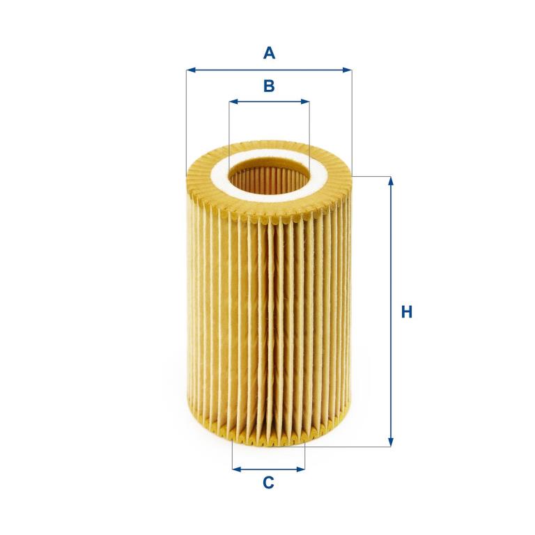 Filtre à huile UFI Filters ref. 25.074.00