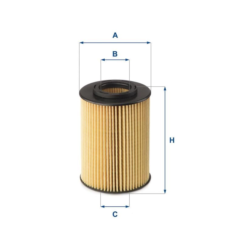 Filtre à huile UFI Filters ref. 25.075.00