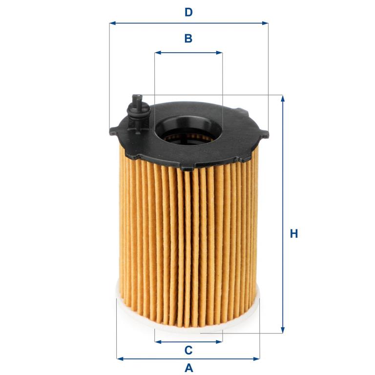 Filtre à huile UFI Filters ref. 25.128.00
