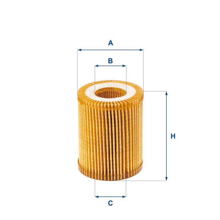 Filtre à huile UFI Filters ref. 25.164.00
