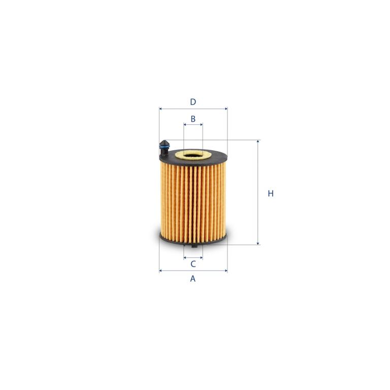 Filtre à huile UFI Filters ref. 25.253.00