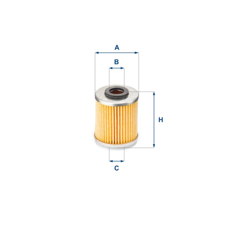 Filtre à huile UFI Filters ref. 25.587.00
