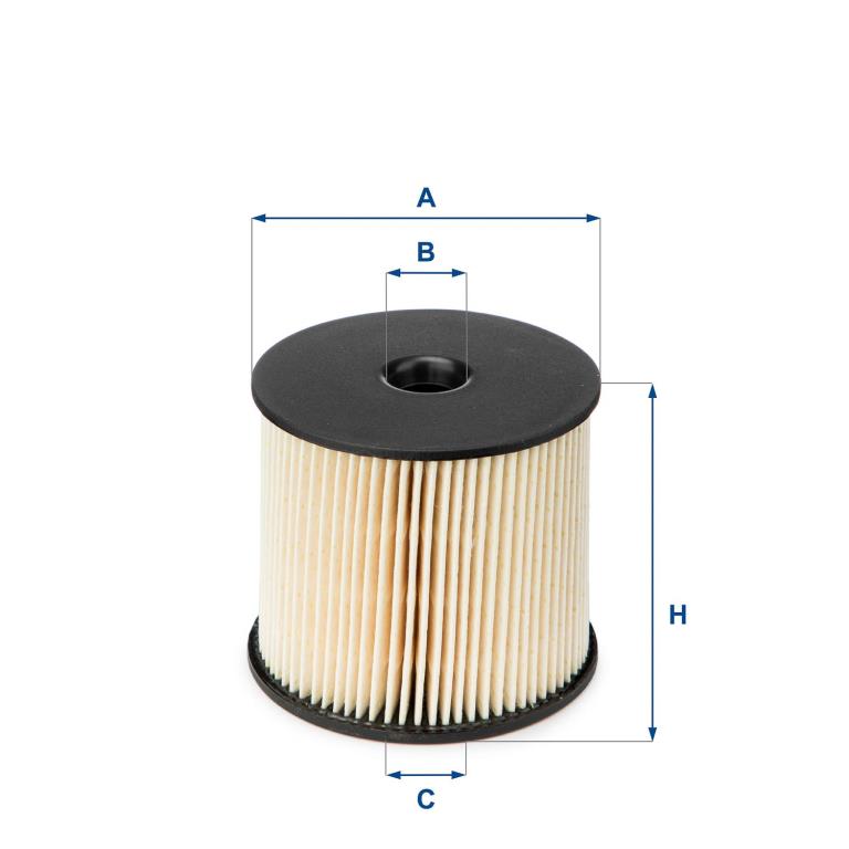 Filtre à carburant (Filtre à gasoil) UFI Filters ref. 26.003.00