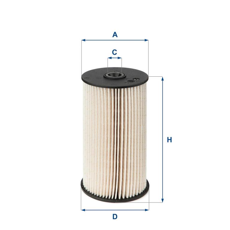 Filtre à carburant (Filtre à gasoil) UFI Filters ref. 26.007.00