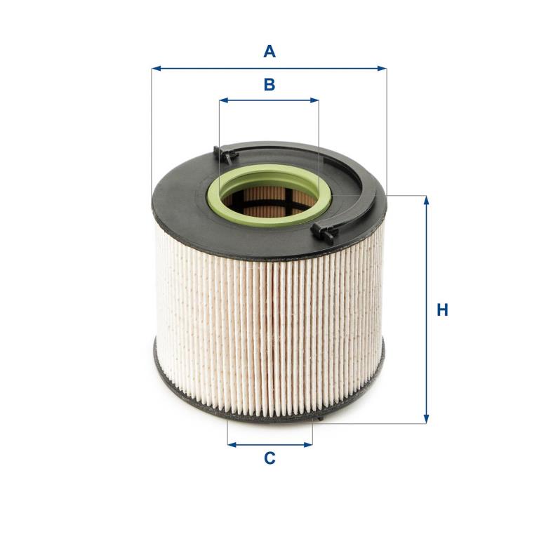 Filtre à carburant (Filtre à gasoil) UFI Filters ref. 26.015.00