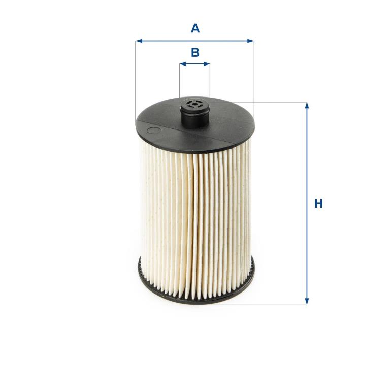 Filtre à carburant (Filtre à gasoil) UFI Filters 26.018.00