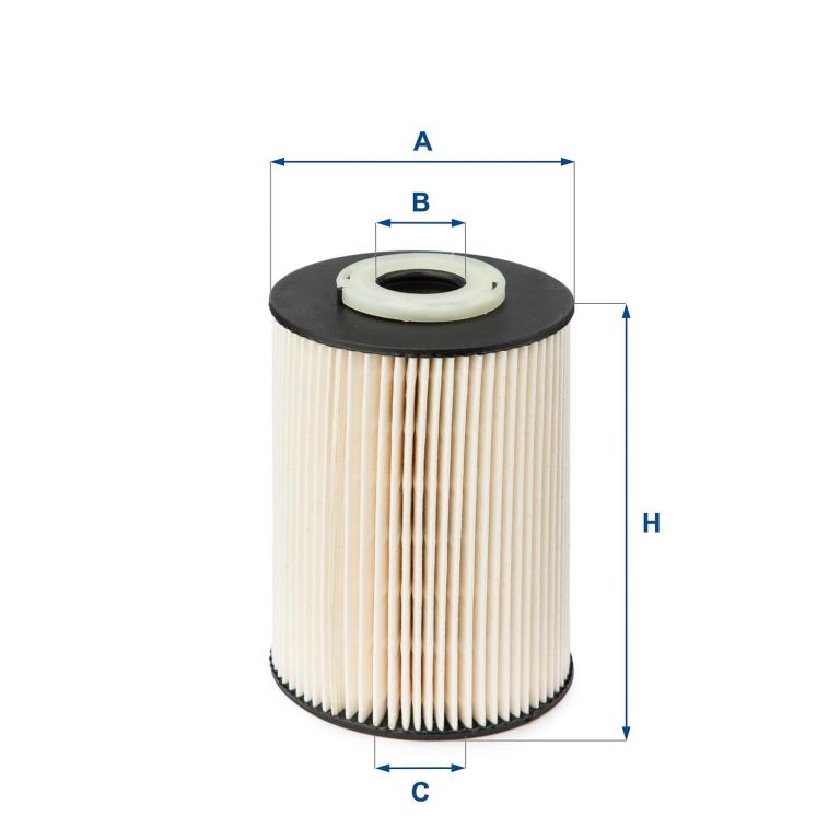 Filtre à carburant (Filtre à gasoil) UFI Filters ref. 26.020.00
