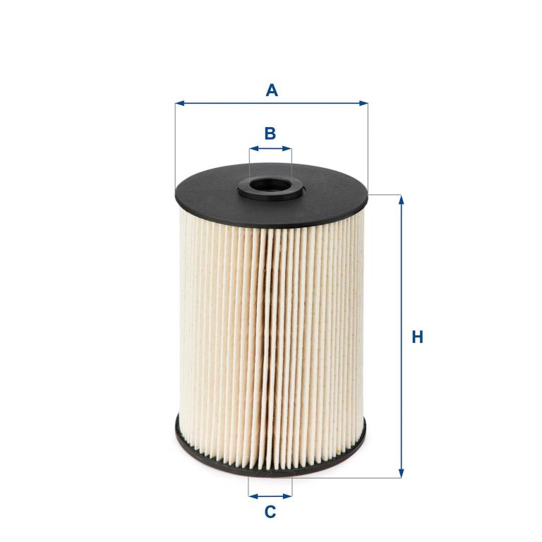 Filtre à carburant (Filtre à gasoil) UFI Filters ref. 26.021.00