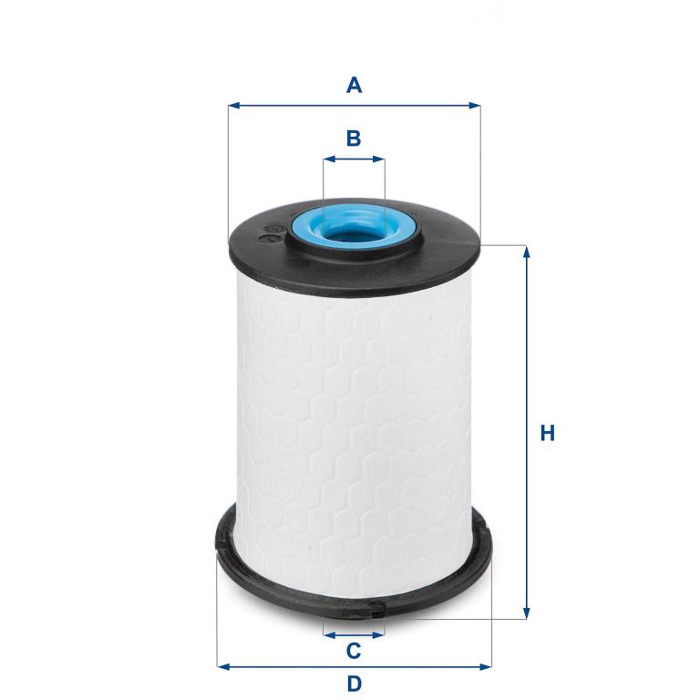 Filtre à carburant (Filtre à gasoil) UFI Filters ref. 26.033.00